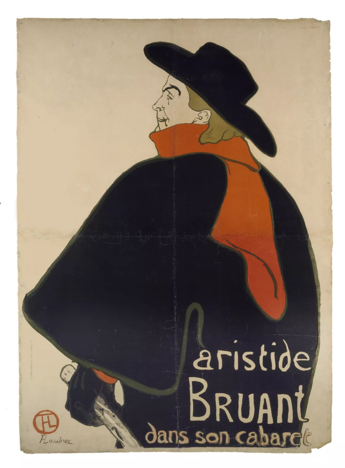 Aristide Bruant dans son cabaret. Henri de Toulouse-Lautrec Aristide Bruant dans son cabaret. Henri de Toulouse-Lautrec