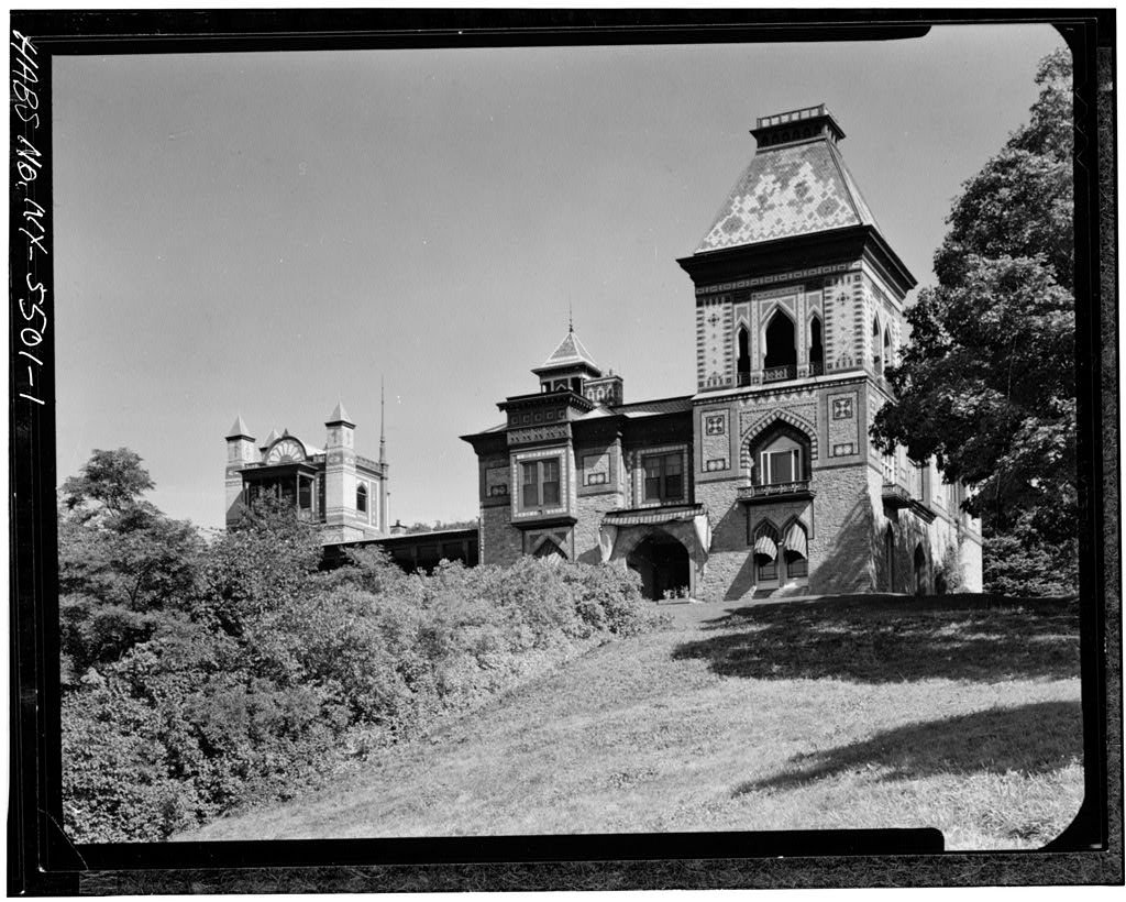 Fotografía de Olana, casa del pintor Frederic Edwin Church 