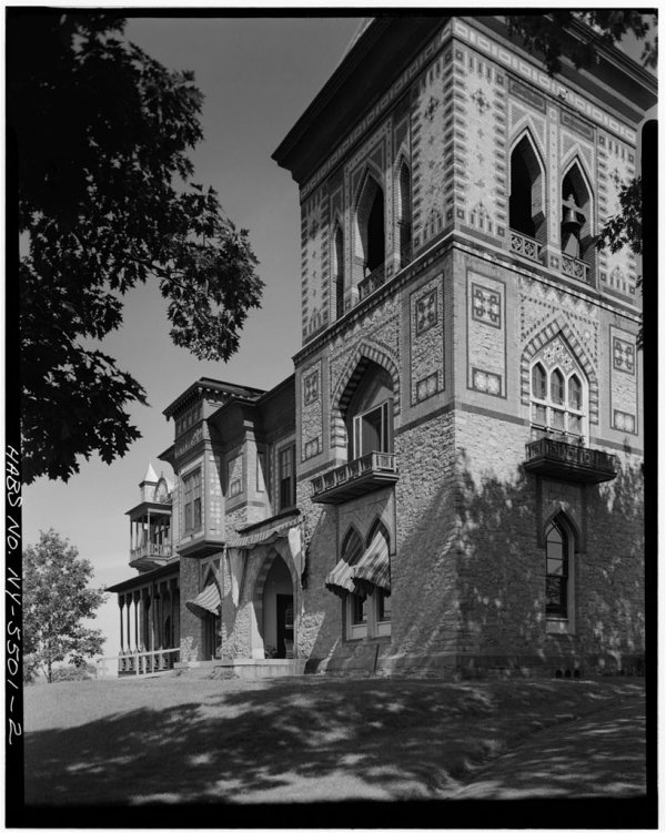 Fotografía de Olana, casa del pintor Frederic Edwin Church 