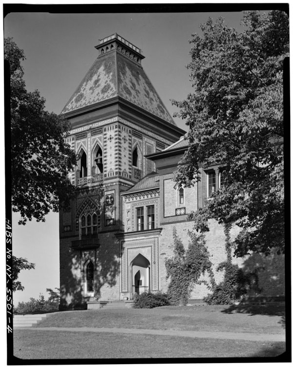 Fotografía de Olana, casa del pintor Frederic Edwin Church 