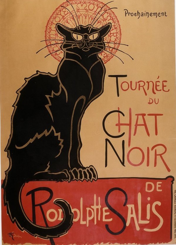 Théophile-Alexandre Steinlen, Cartel de Le Chat Noir, 1896