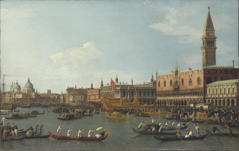 Il Bucintoro. Canaletto (Giovanni Antonio Canal)