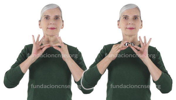 Nombre de la artista Georgia O´Keeffe en Lengua de Signos Española Signado del nombre Georgia O´Keeffe en Lengua de Signos Española