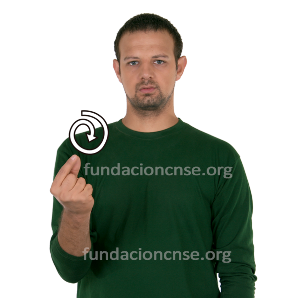 Ilustración en Lengua de Signos Española Signado de la palabra Ilustración en Lengua de Signos Española